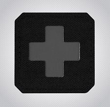 M-Tac  Medic Cross Laser Cut Grey/Black