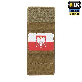 M-Tac MOLLE Patch  Polska White/Red/Coyote