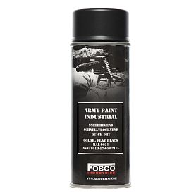 Fosco Army Paint Spray Flat Black 400ml