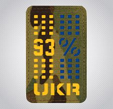 M-Tac  UKR/93%  Laser Cut Yellow/Blue/Multicam
