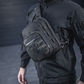 M-Tac  Cross Bag Slim Elite Hex Multicam Black/Black