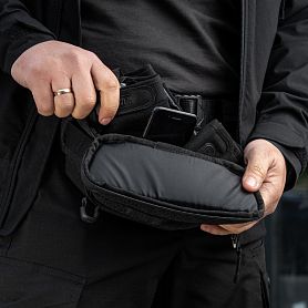 M-Tac  Tactical Waist Bag Elite Hex Black