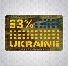 M-Tac  Ukraine/93%  Laser Cut Yellow/Blue/Multicam